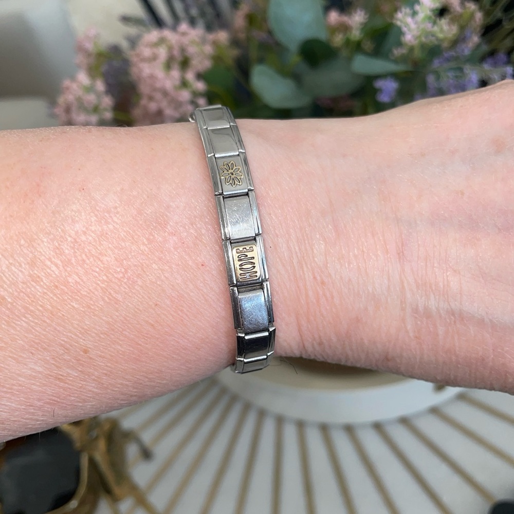 RE LORENCE  STAINLESS STEEL vintage bracelet